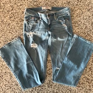 Hollister Distressed Boot Cut Jeans - Size 26